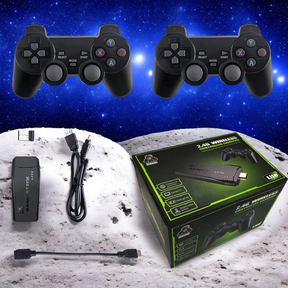 Video Game Console 64G Built-In 20000 Games Retro Handheld Game Console Wireless Controller Game Player for Children Xmas Gifts