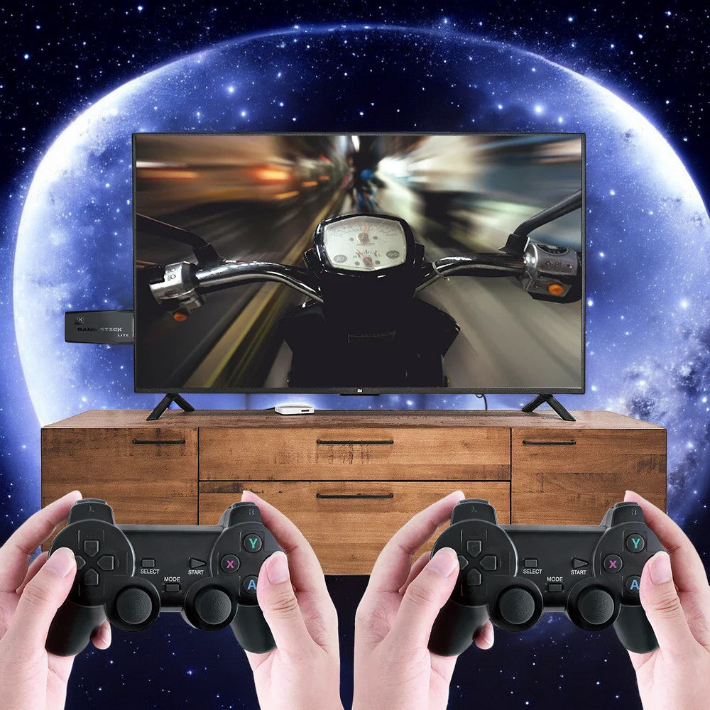 Video Game Console 64G Built-In 20000 Games Retro Handheld Game Console Wireless Controller Game Player for Children Xmas Gifts