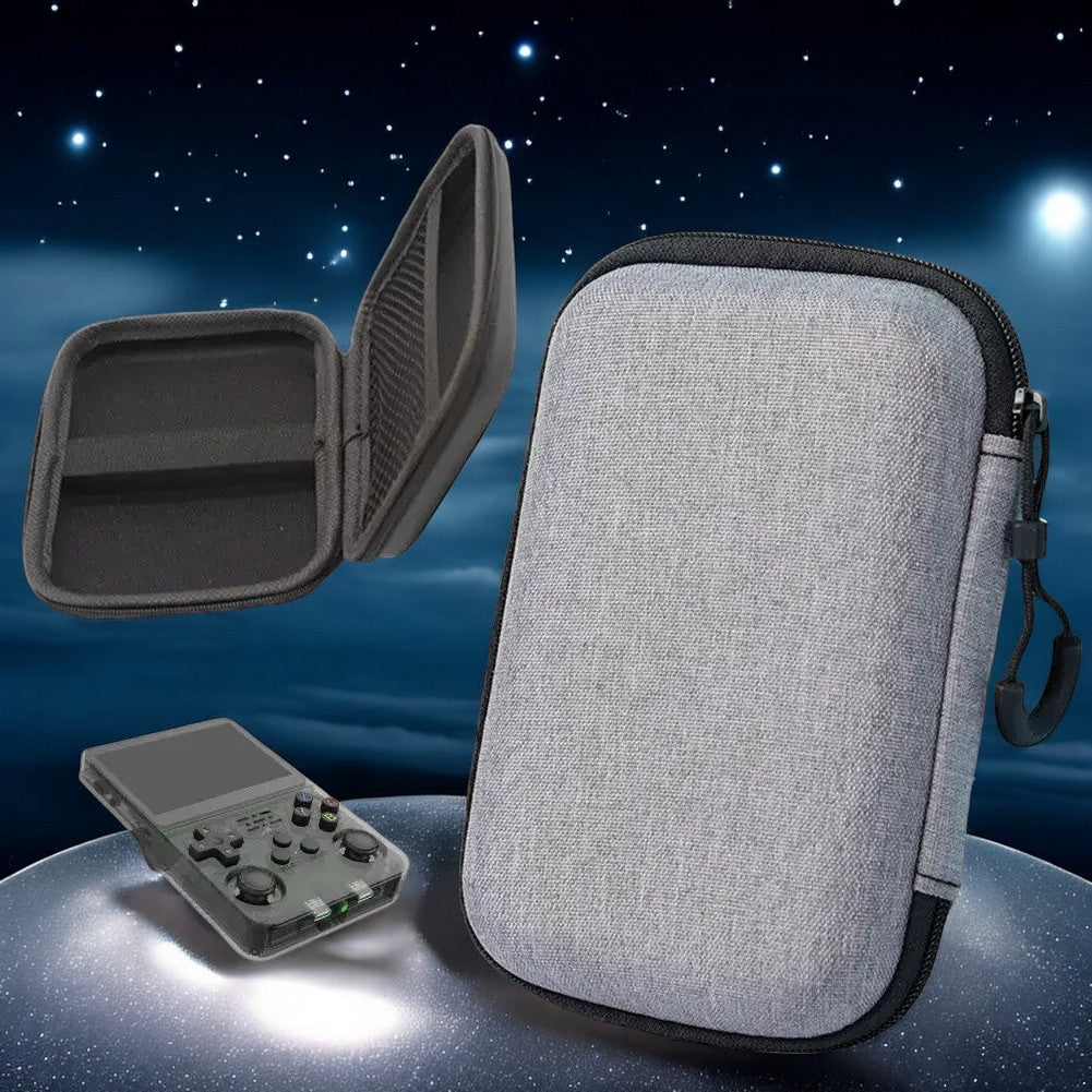 For R36S/R35S Game Console Storage Bag EVA Hard Portable Protective Case Scratch-Resistant Anti-Fall Protector Game Accessories