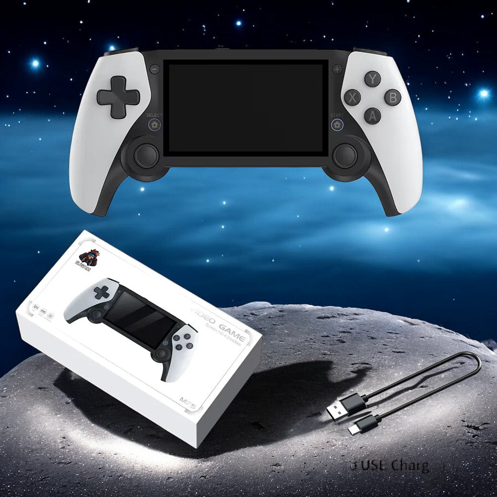 M25 Handheld Game Player Portable Retro Gaming Console 4.3” Screen 256G 70000+ Games for PS1 PSP N64 Play Anytime Anywhere