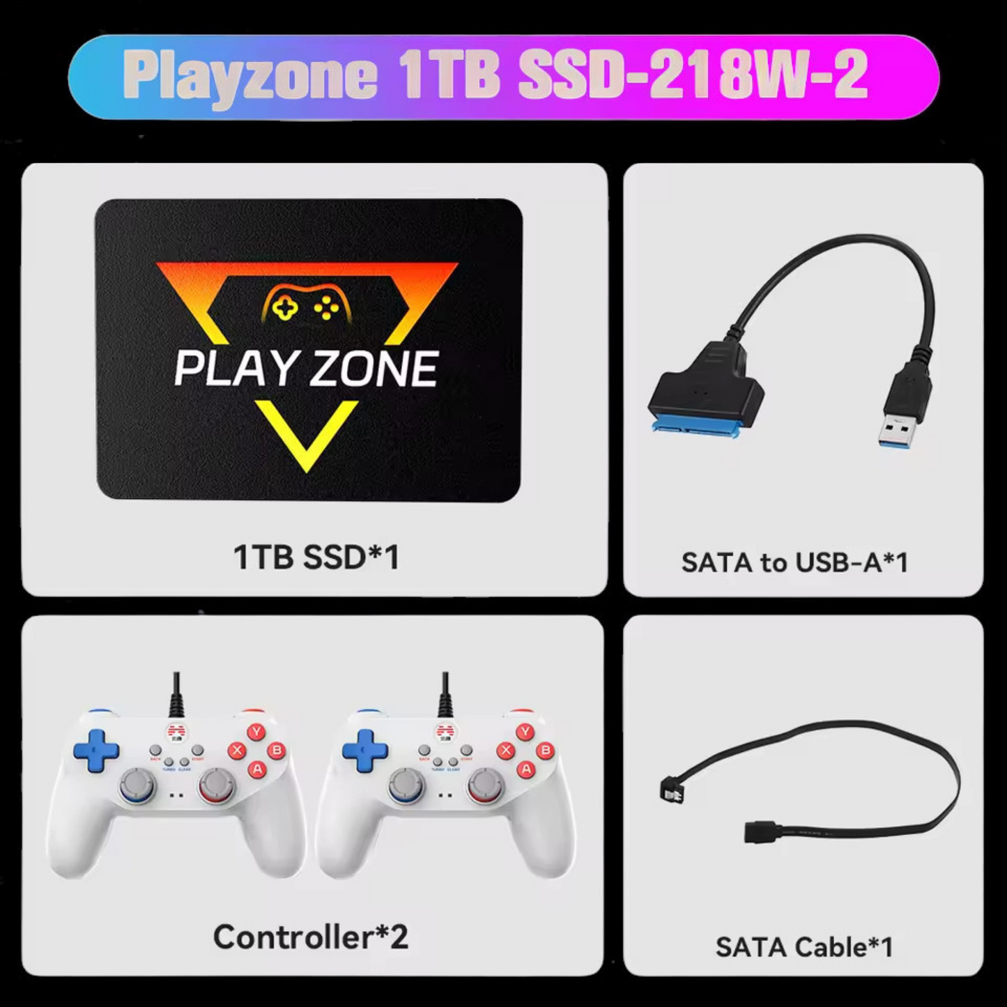 🎮 Playzone Gaming Hard Drive Disk or Digital Version - Retro Game for PS5/PS4/PS3/PS2/PS1/WiiU/Wii/N64/DC ( + 16.000 Games) - For Win PC/Laptop and MacOS with 3760+ PC/3D Games 📦✨