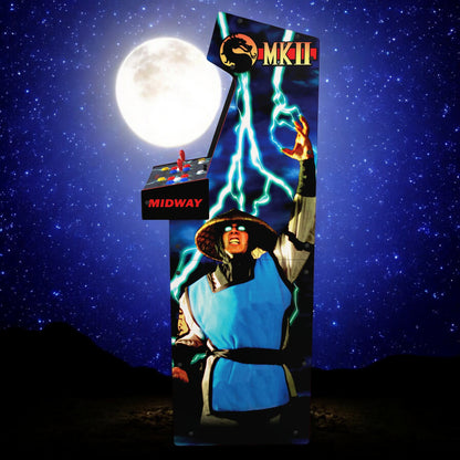 Mortal Kombat II Deluxe Arcade Game with 5-Foot-Tall Full-Size Stand-Up Cabinet, Black