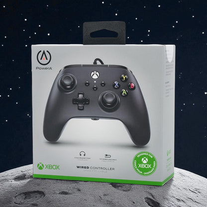 🎮 Power A Wired Controller for Xbox Series X|S & Xbox One – Precision Control, Sleek Black Finish, Plug & Play Gamepad for Competitive Play ⚡